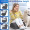 Foot Rest for Under Desk at Work Adjustable Foam for Office, Work, Gaming, Computer, Gift, Home Office Accessories Back & Hip Pain Relief (Grey)